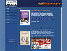 Tablet Screenshot of helmamusic.com